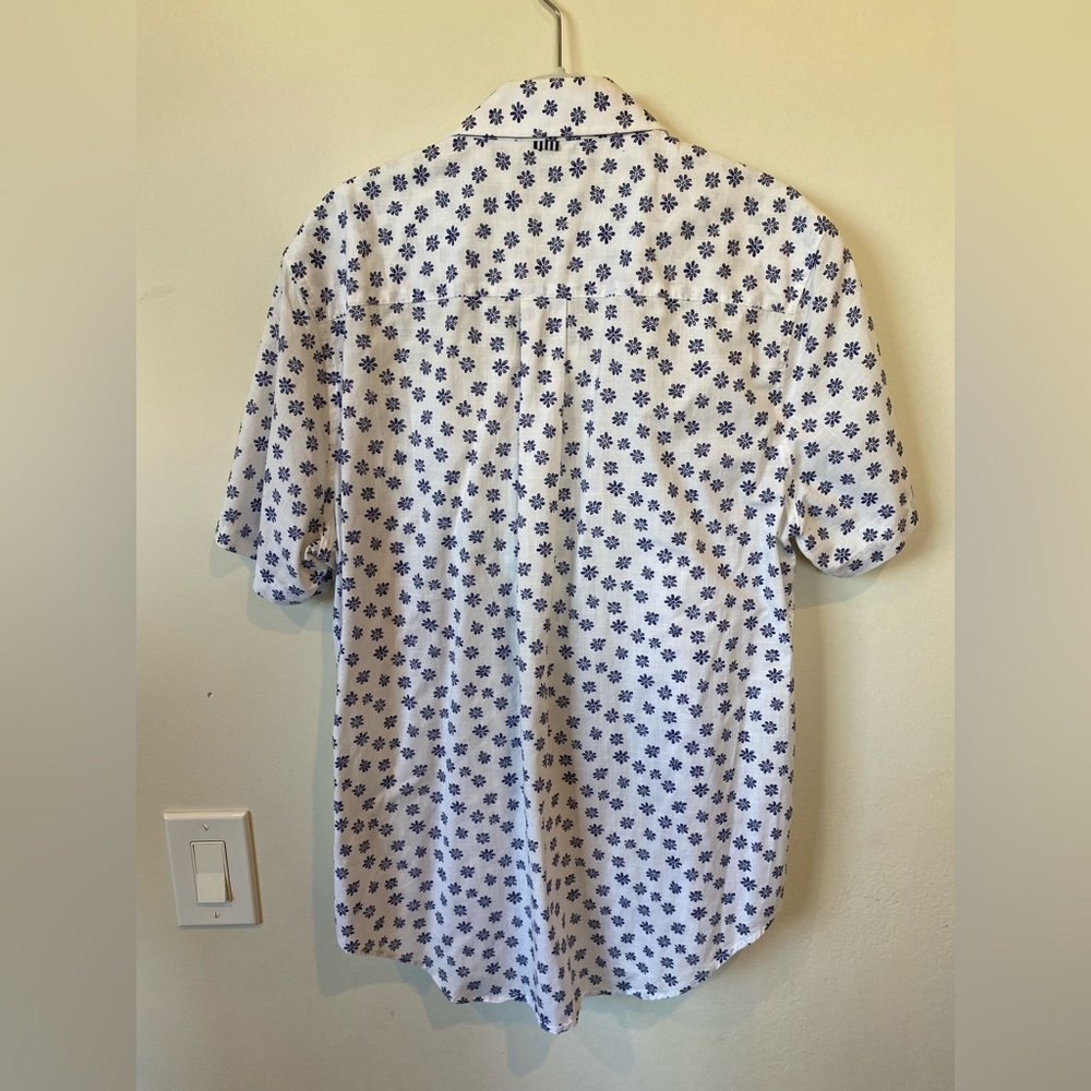 Five Four Printed Button Down Short Sleeve Shirt - image 3